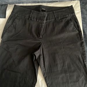 Crop pants. Worn but well made.